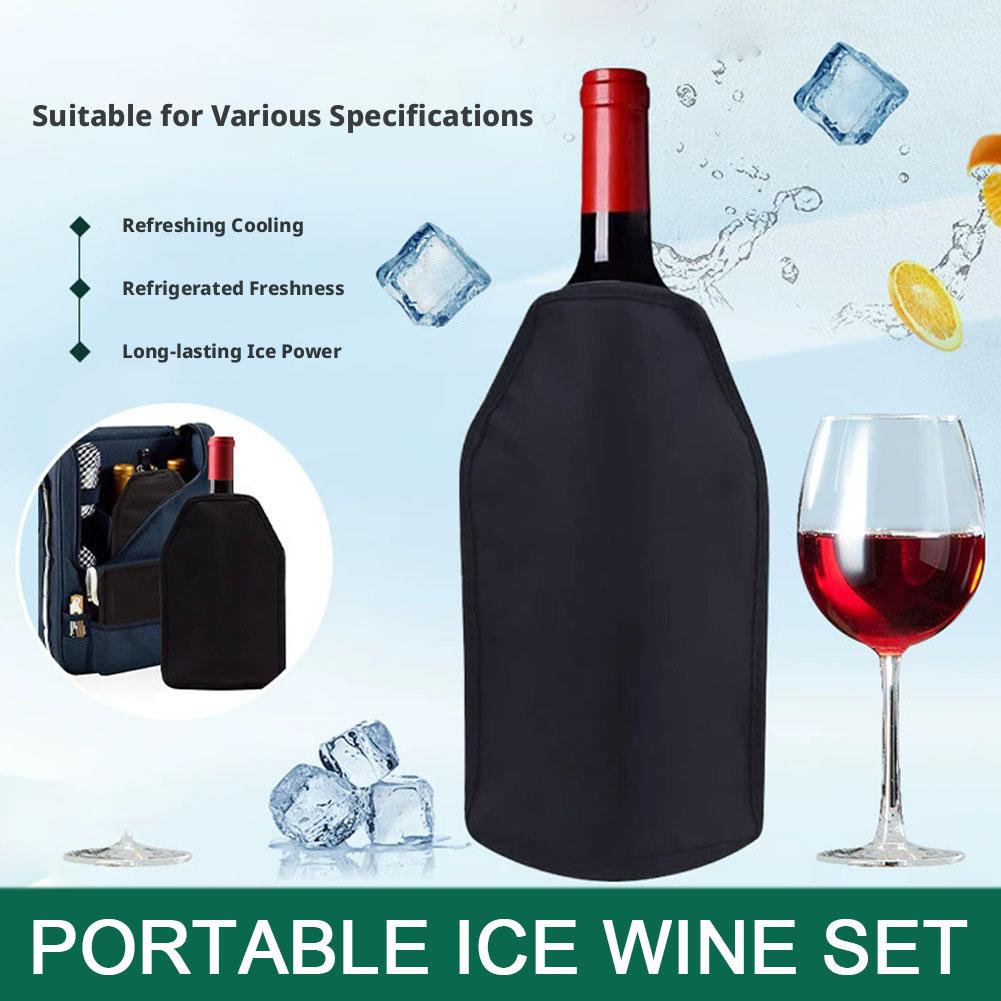 Wine Chiller Sleeve - Многоразовый охлаждающий чехол для вина, портативная