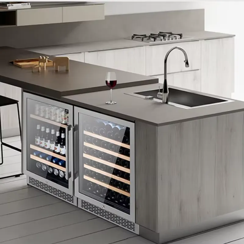 Wine Beer Fridge Cabinet - Винный холодильник на 48 бутылок с