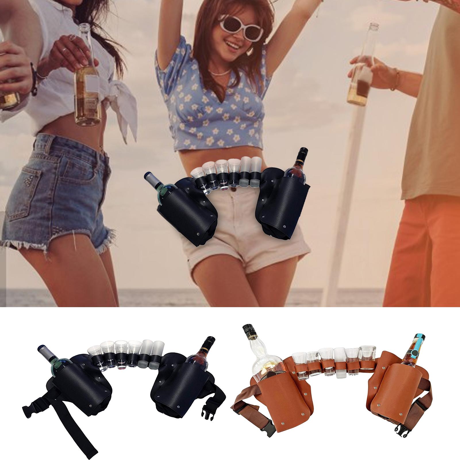 Wine Beer Holder - Регулируемая поясная сумка для пивной бутылки,