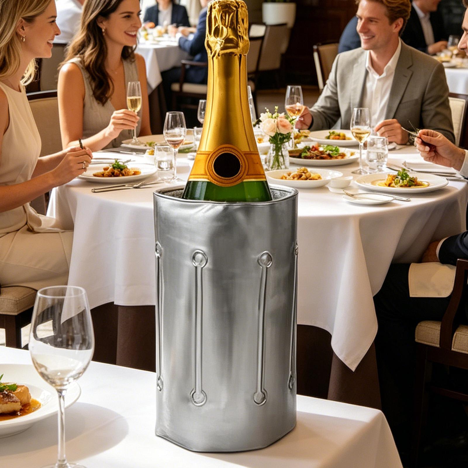 Многоразовый гибкий термочехол – обзор и цена Wine Chiller Sleeve
