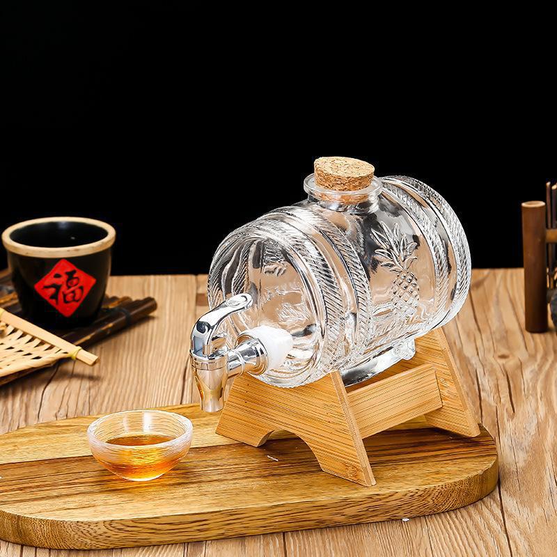 1л стеклянная бочка для виски, – обзор и цена Wine Whiskey Beer