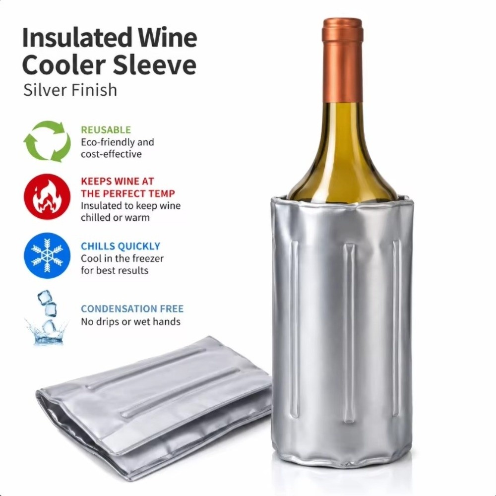 Многоразовая термосумка-охлади – обзор и цена Wine Chiller Sleeve