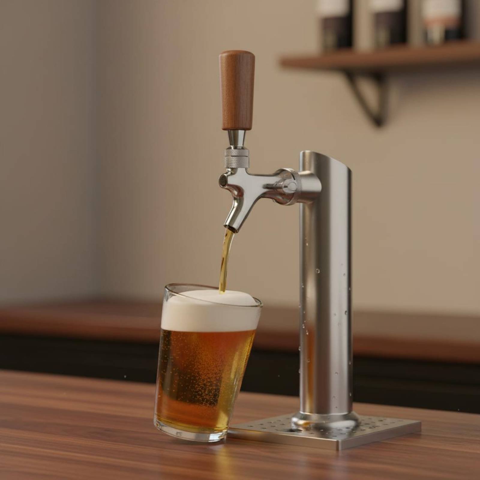 Короткая деревянная ручка для  – обзор и цена Wine Beer Bar